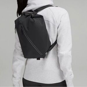 Stylish Black Backpack with different ways to waer!